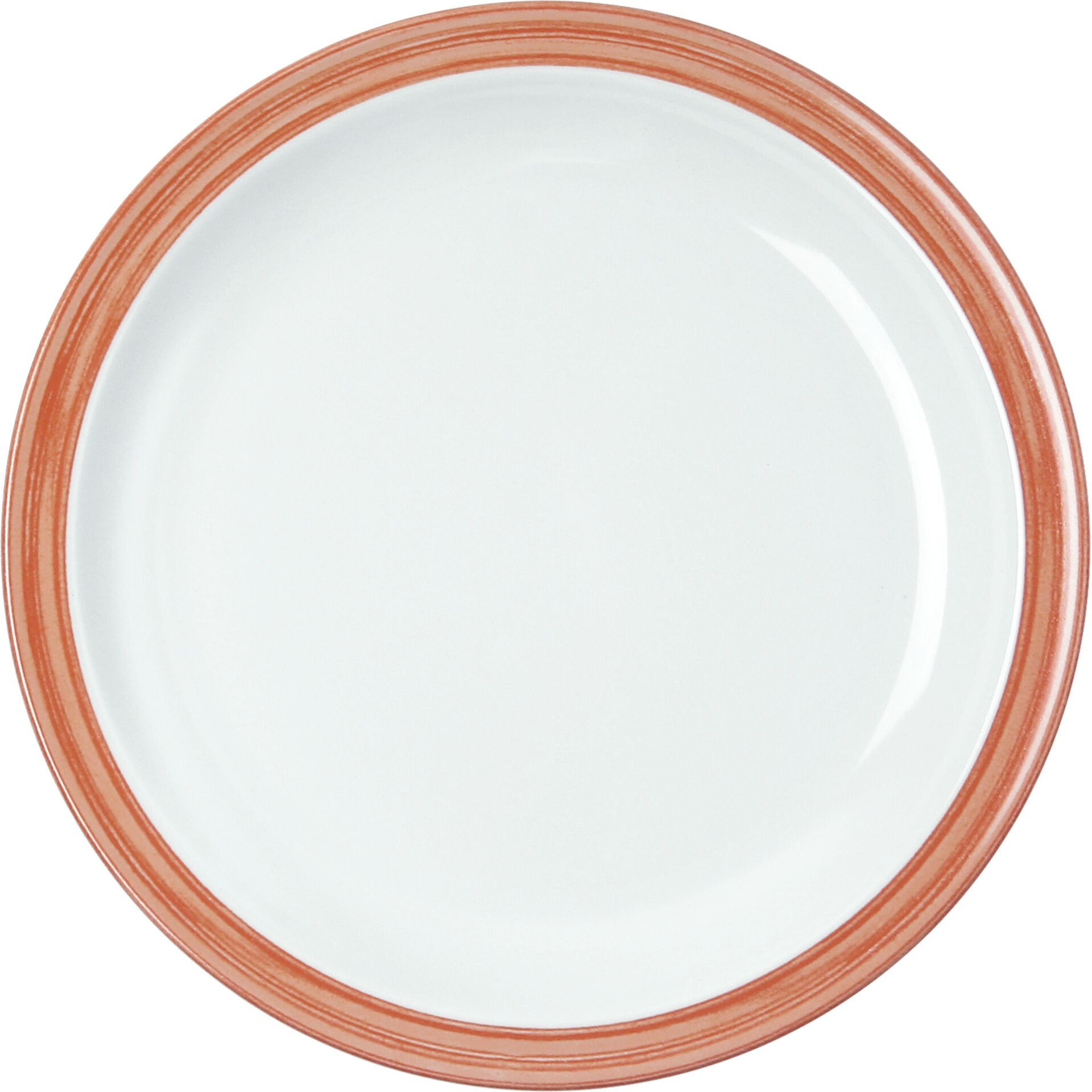 Teller flach "Colour" Ø23,5cm Melamin  orange